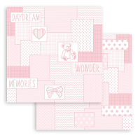 Stamperia Babydream Pink 12x12 Inch Paper Pack (SBBL107)